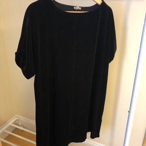 Urban Outfitters Velvet T-Shirt Dress